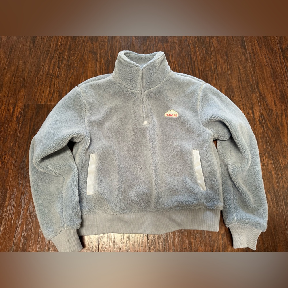 Cozy Gray Fleece Women's Sweatshirt